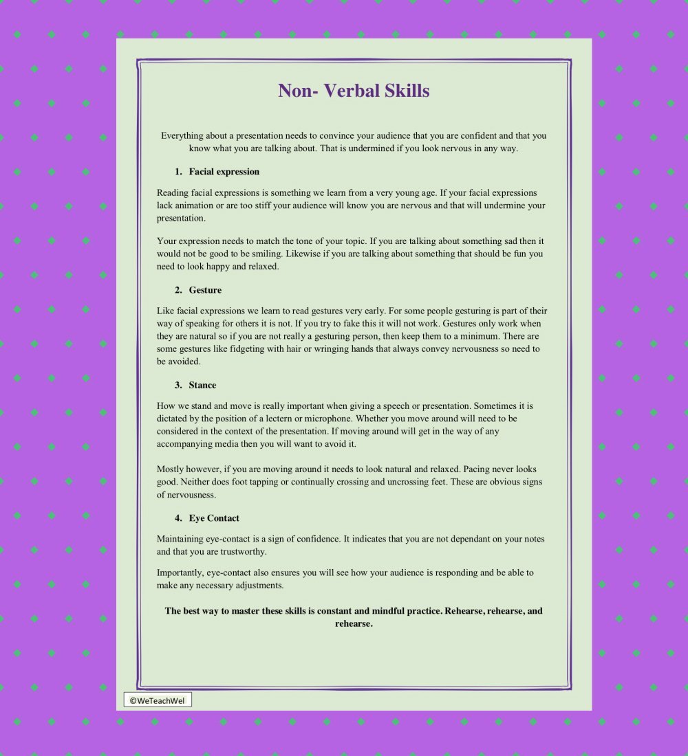 SpNonVerbalskillshandoutproductimage We Teach Well