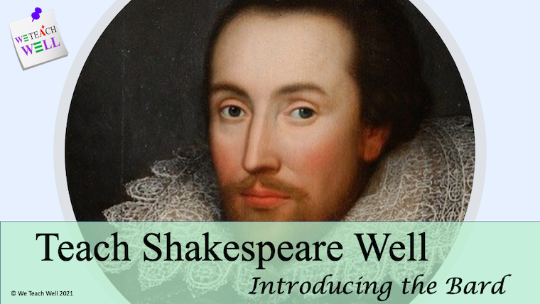 The course image for the 'Teach Shakespeare Well free course