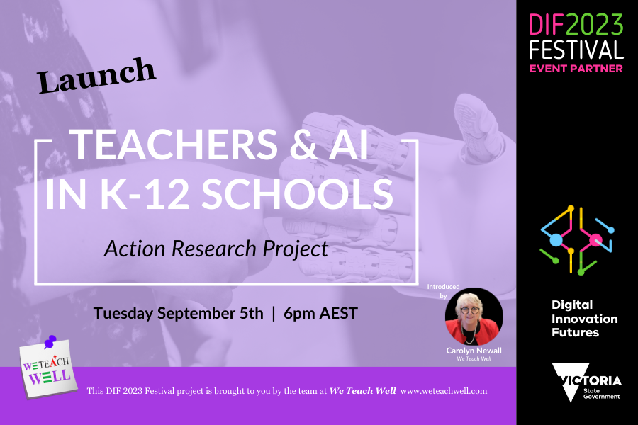 Teachers & AI in K-12 Schools – Call for action research participants.